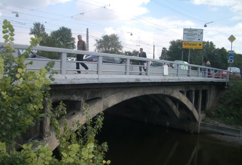 Шлиссельбургский мост через Обводный канал 31.08.2010