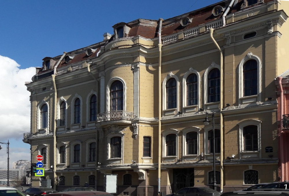 наб.Кутузова 22, вид с Гагаринской ул.